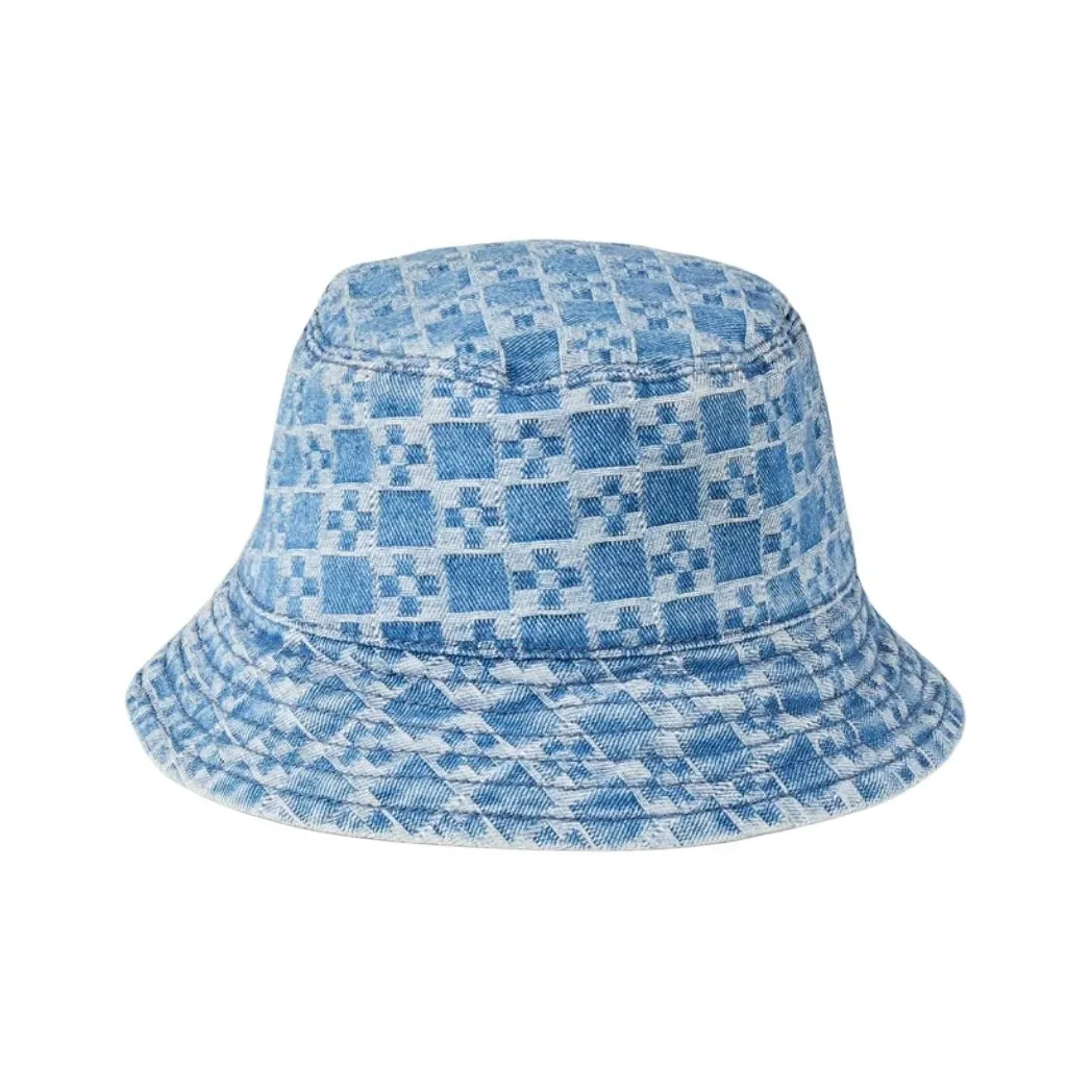 Sandro Cotton Bucket Hats Унисекс Винтаж Синий