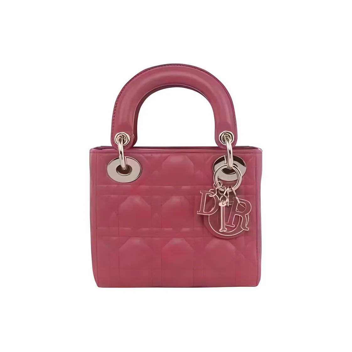 DIOR Lady Dior Sheepskin Lady Dior Bag Shoulder Bag, Crossbody Bag, Handbag Mini Women's Hibiscus Pink