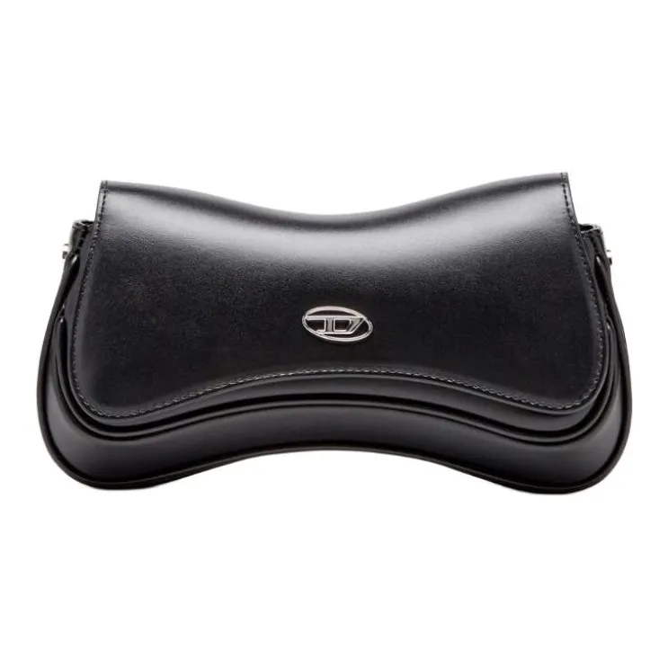 DIESEL Сумка через плечо из коровьей кожи сумка сумка через плечо стандартная женская черная