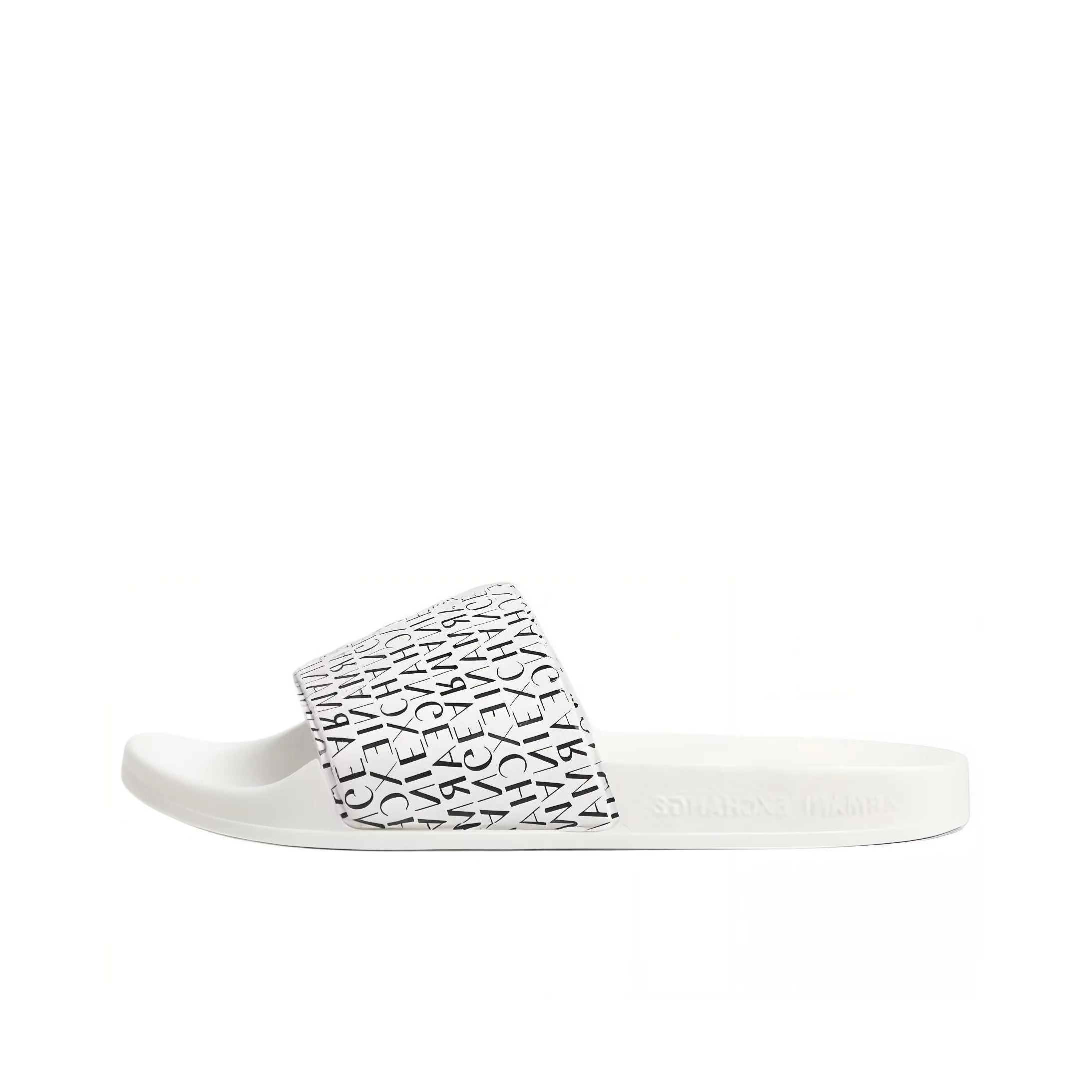ARMANI EXCHANGEAE Slide Slippers Men's White