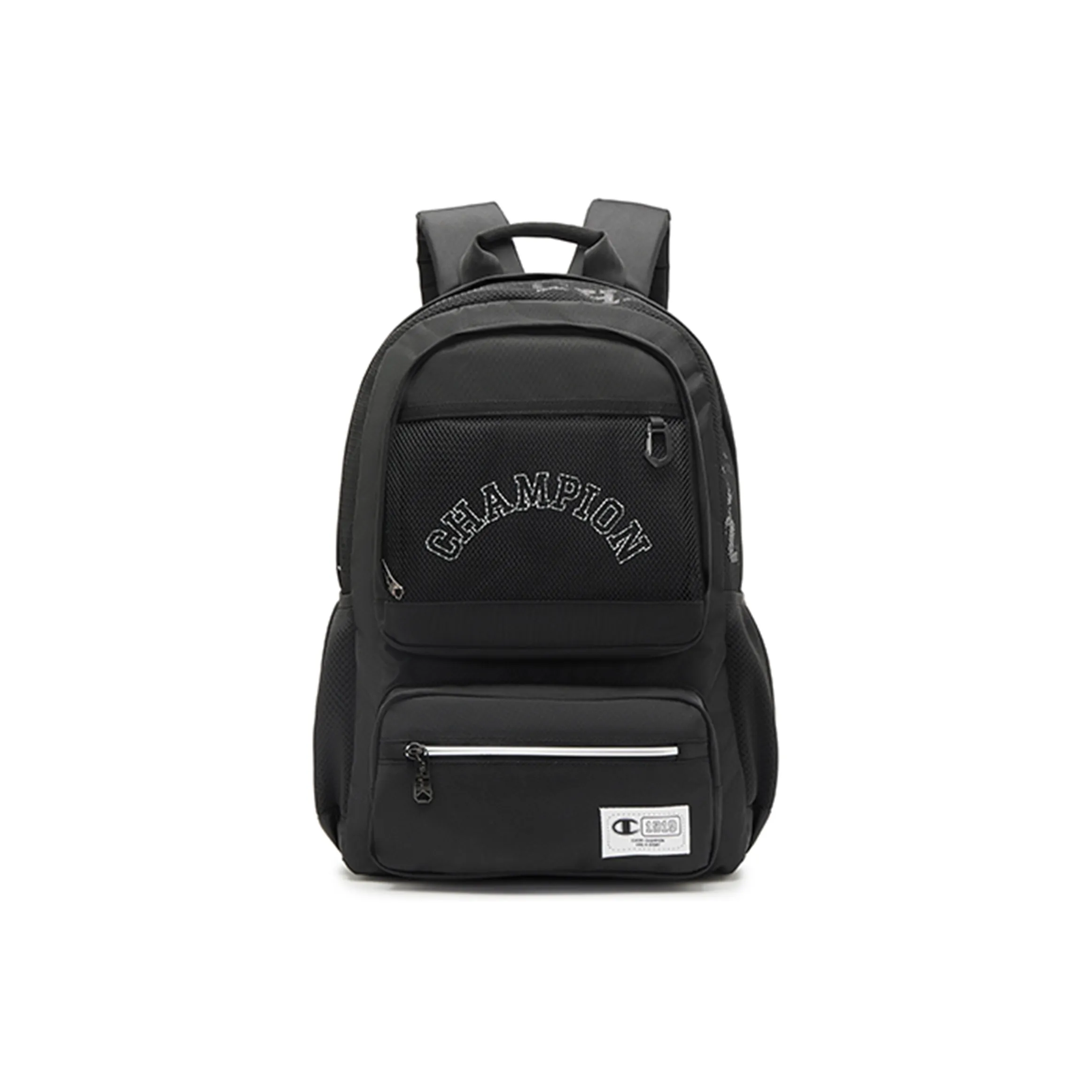 Champion Nylon Backpack Standard Unisex Black Caramel Beige