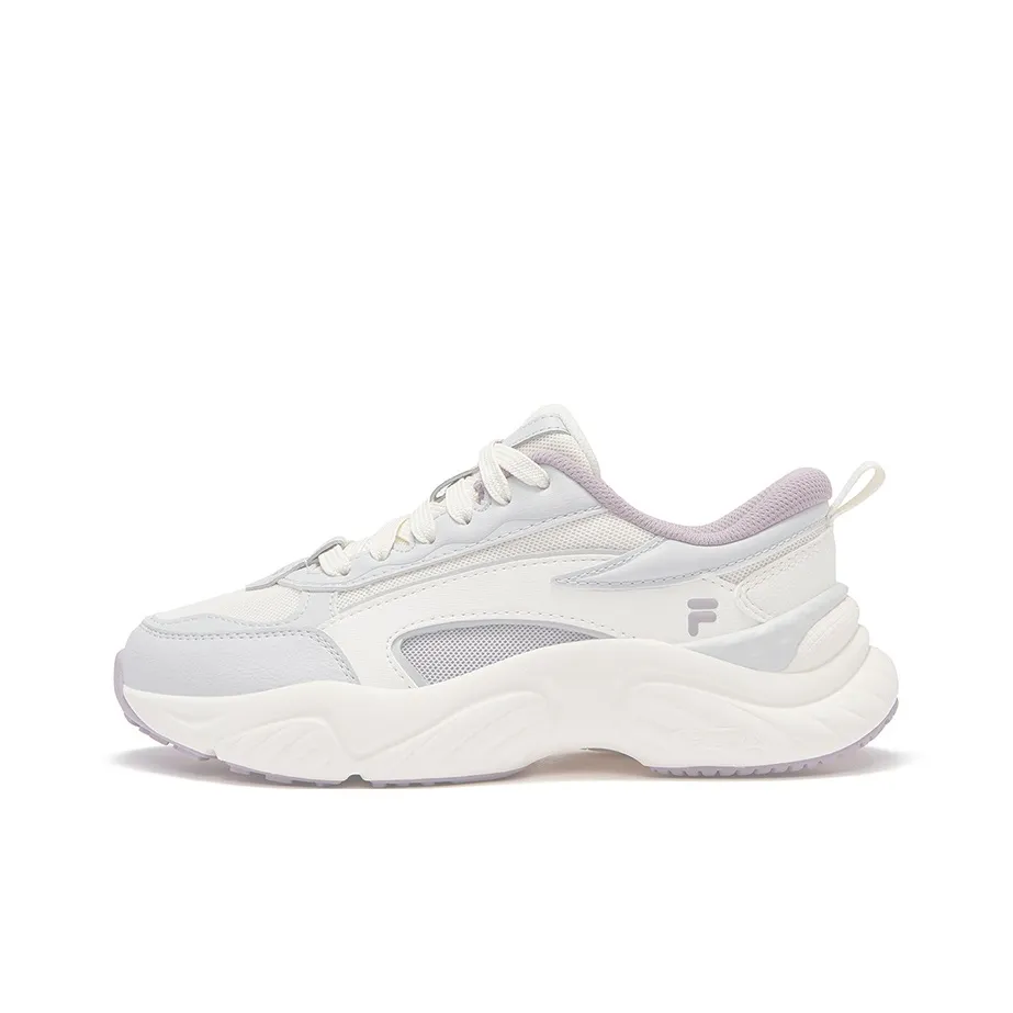FILA FUSION Conch Dx Conch Shoes Устойчивые к истиранию Низкий Топ Casual Женские Лунный Камень Серый