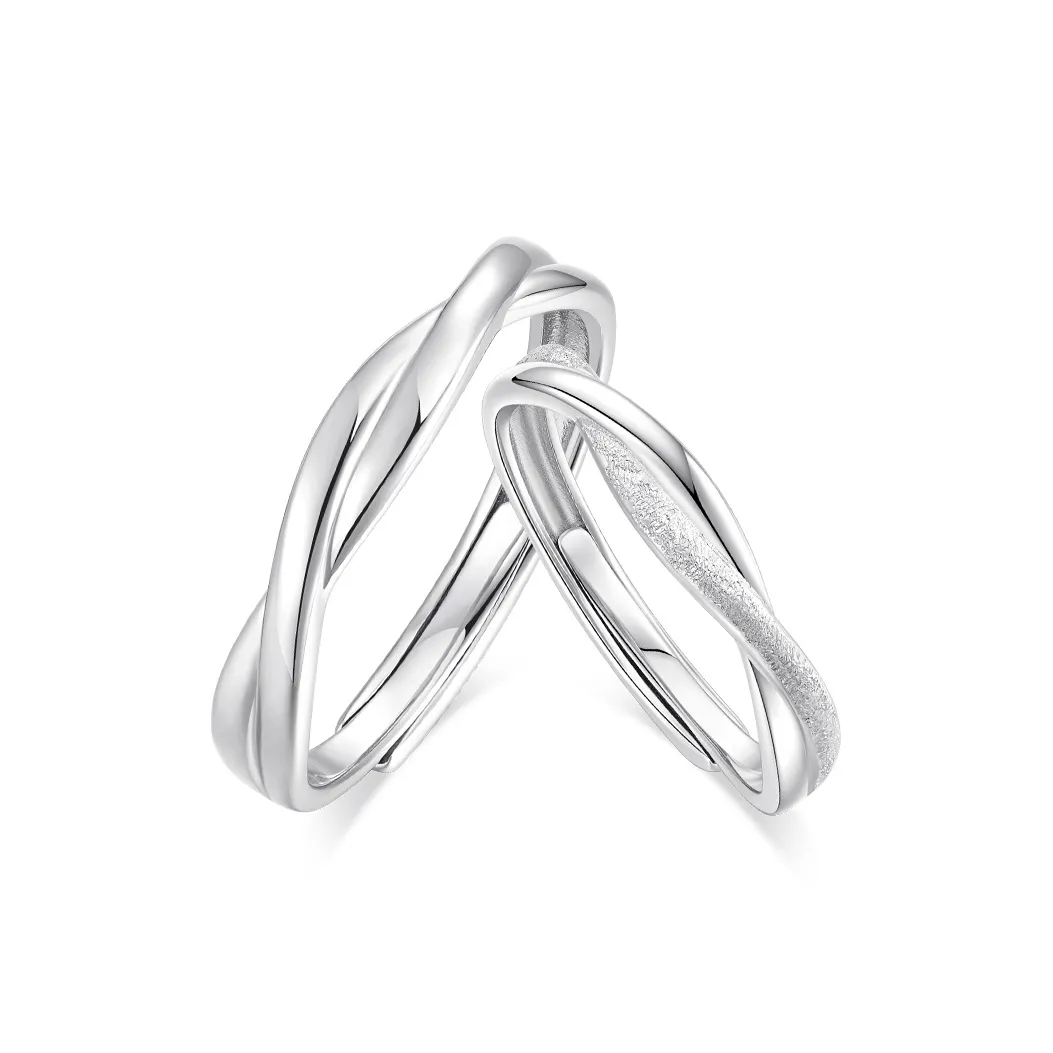 KADER 999 Fine Silver Rings Unisex Silver Girlfriend