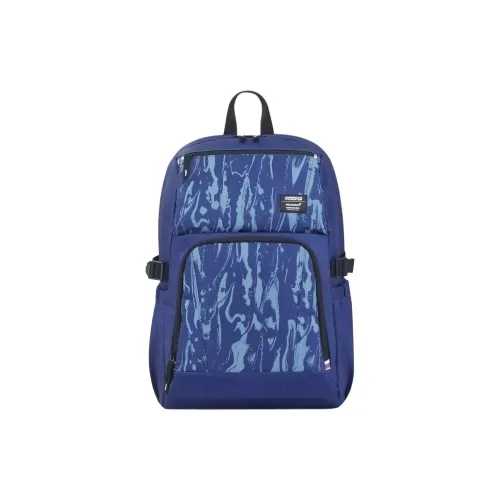 AMERICAN TOURISTER Рюкзаки Мраморный Принт Синий Унисекс