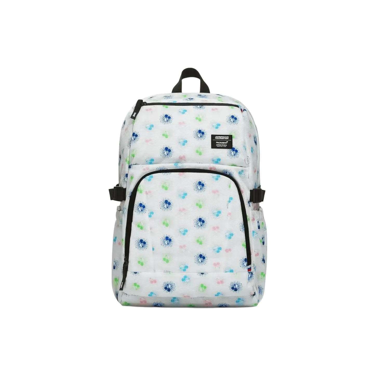 AMERICAN TOURISTER Disney Collaboration Коллекция Ткань Рюкзак Унисекс Белый Микки Маус Следы