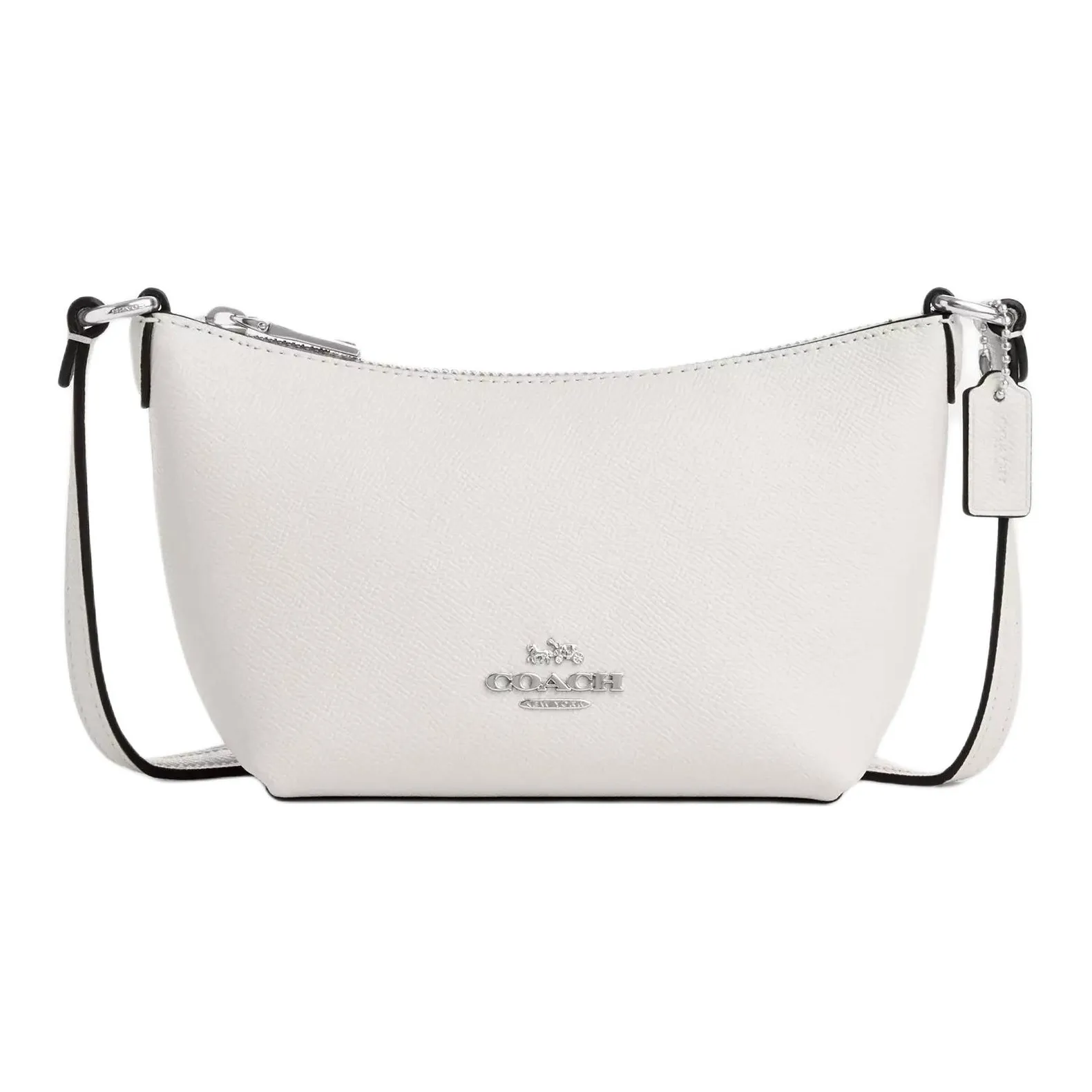 COACH Переработанная кожа Сумка через плечо Мини Женская Белая