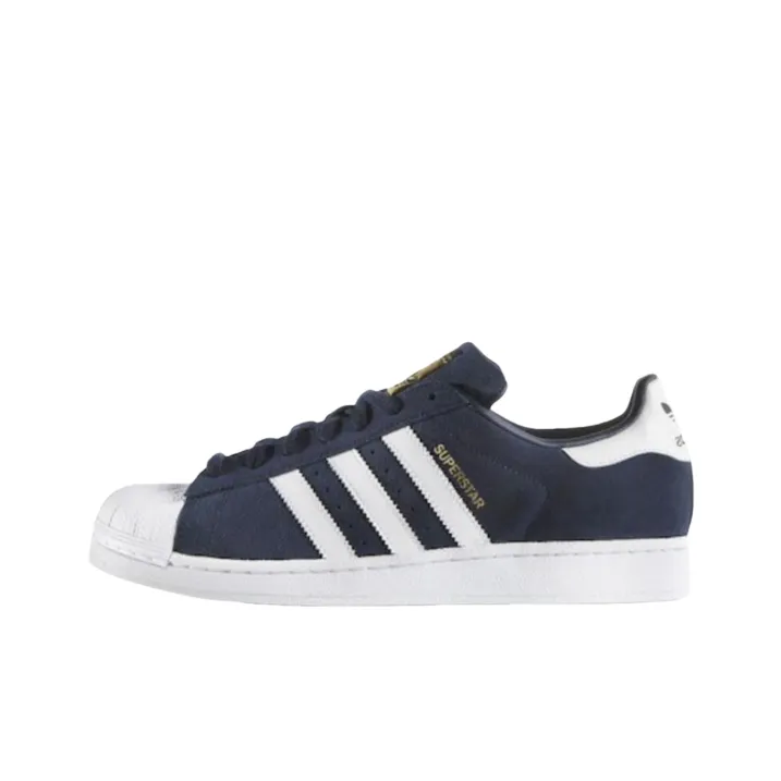 Adidas Originals SUPERSTAR Low Топ Скейтборд Кроссовки Унисекс Синий