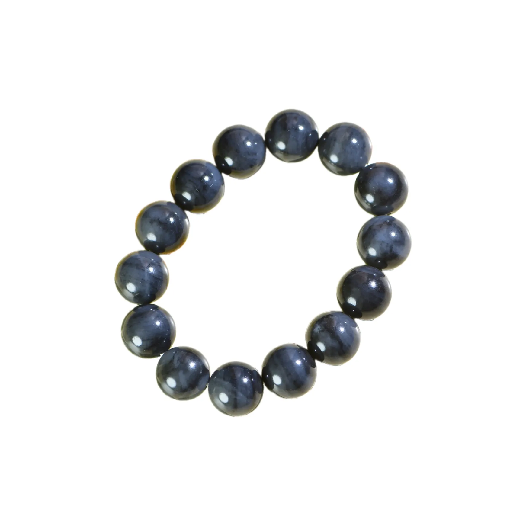 Jade Charm Yao Hetian Jade Bracelets Blue And White Men's