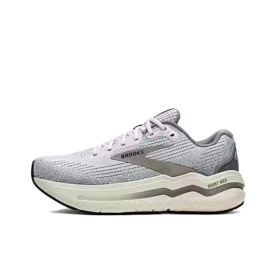 Brooks Slip-resistant Abrasion-resistant Low Top Беговые кроссовки Мужские Белые Серые