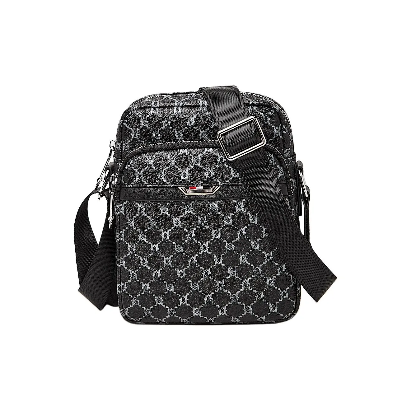 Marino Orlandi Synthetic Leather Classic And Versatile Crossbody Bag Shoulder Bag Regular Men's Black