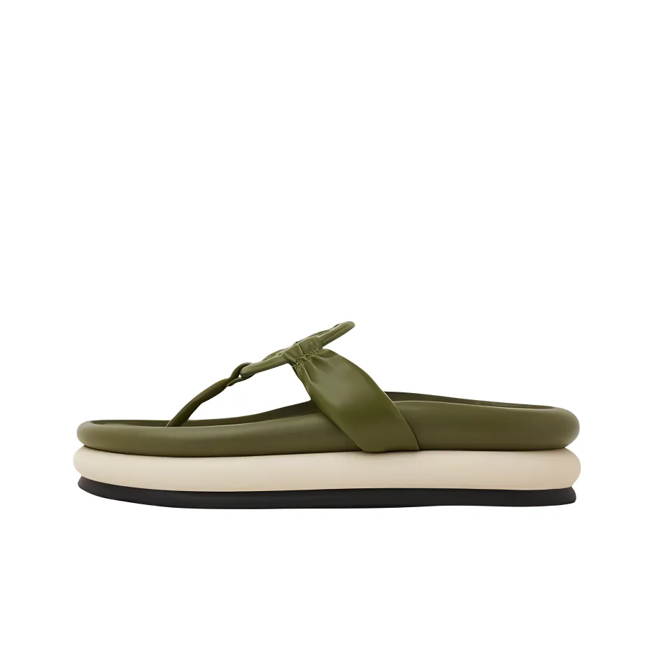 TORY BURCH Шлепанцы Женские Зеленые