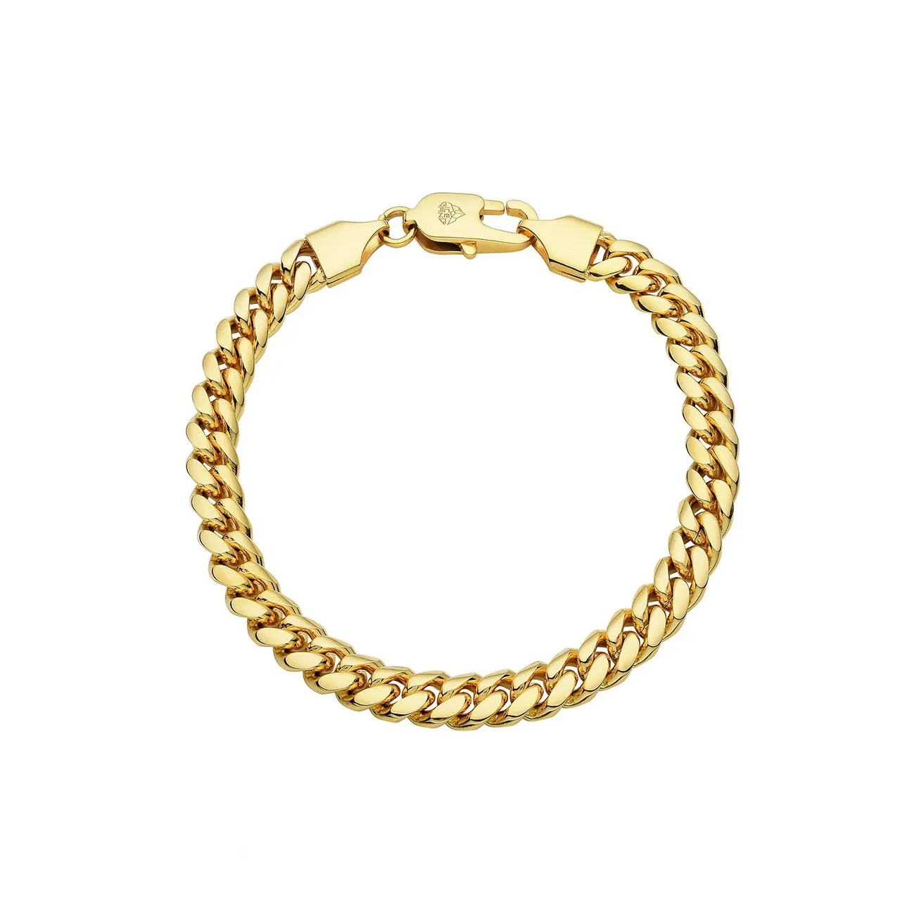 ICEGANG Браслеты из титанового стального сплава 316L с покрытием из каратного золота унисекс