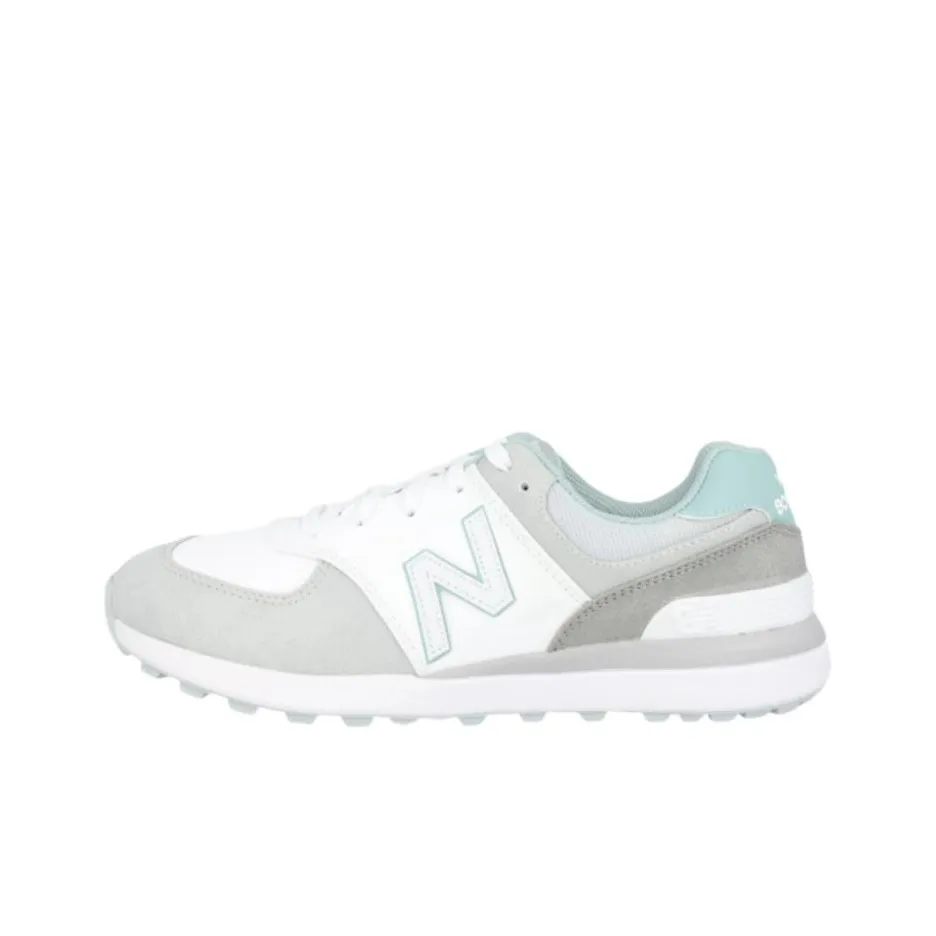 New Balance NB 574 Low Top Golf Shoes Women's White Gray