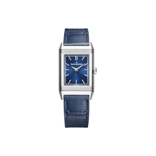 Jaeger LeCoultre Ручной Механический Movement Унисекс Flip Collection REVERSO Часы 40,1mm*24,4mm*7,56mm Синий