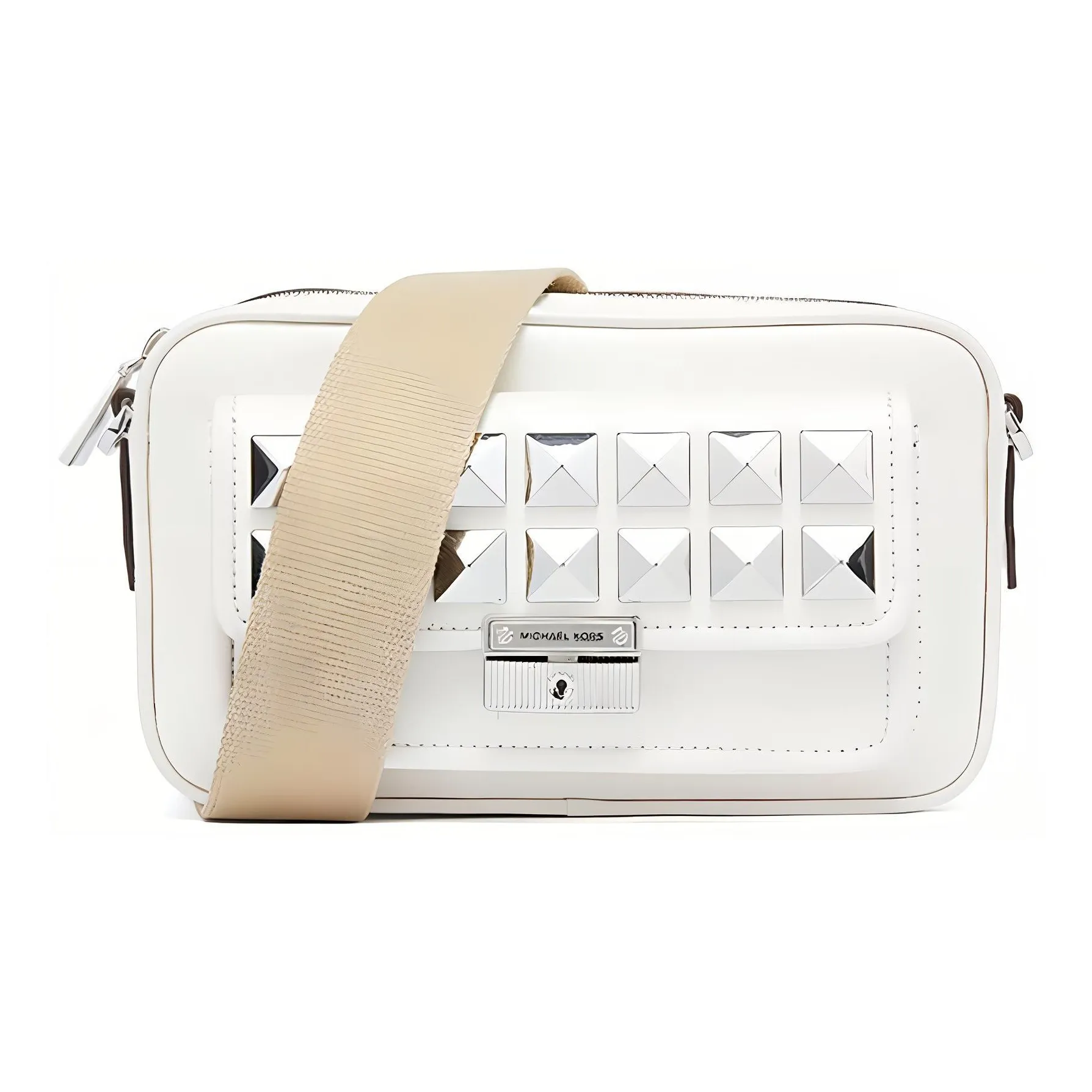 MICHAEL KORS Bradshaw Кожа Camera Сумка Сумка через плечо Сумка на плечо Женская Белая
