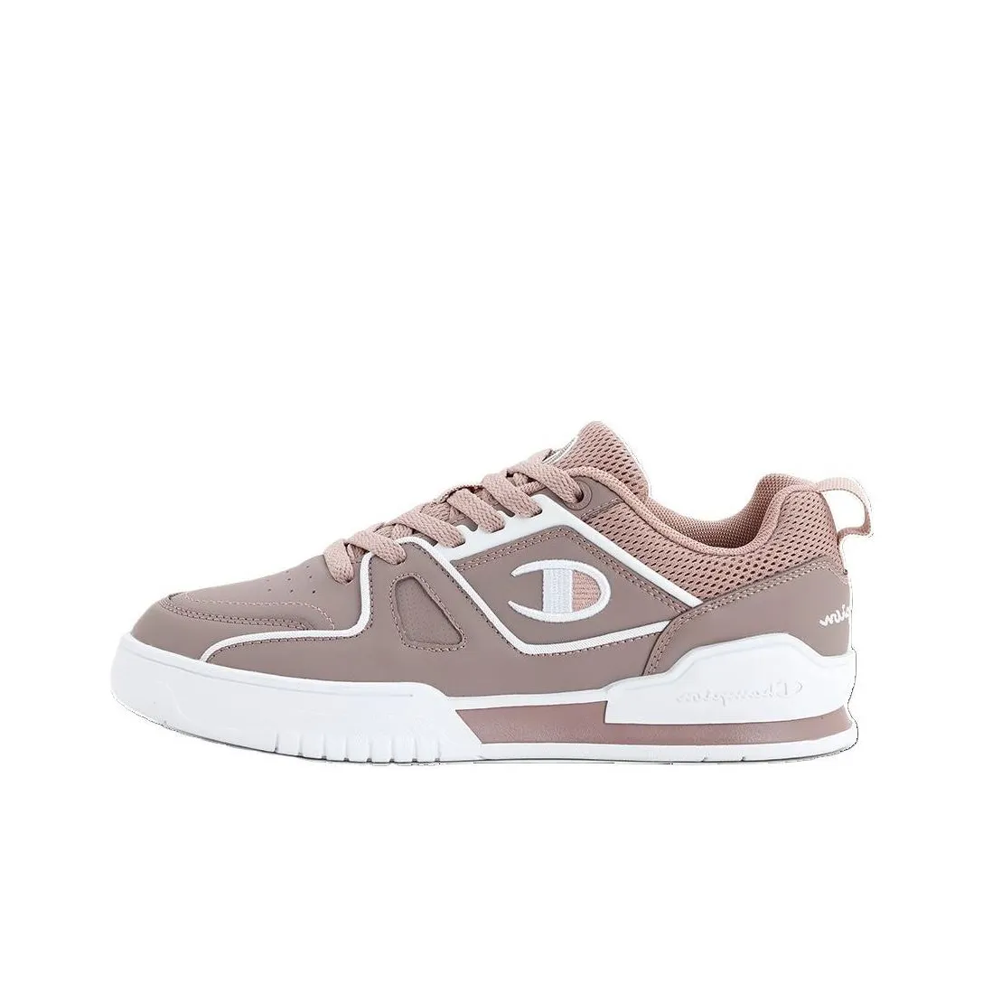 Champion амортизаторы Shock противоскользящие устойчивые к истиранию низкий топ кэжуал женский серый розовый