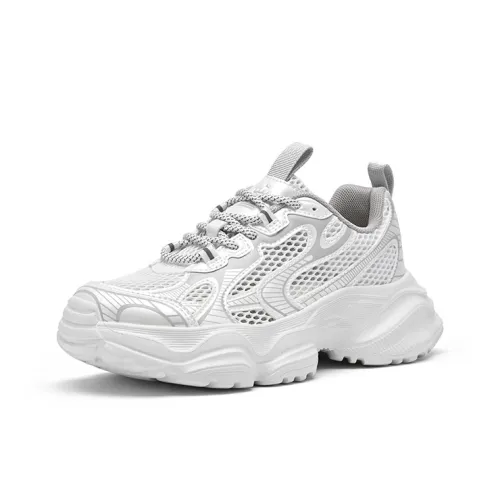 BASIC HOUSE Толстоподошвенные кроссовки Low Top Белый Унисекс