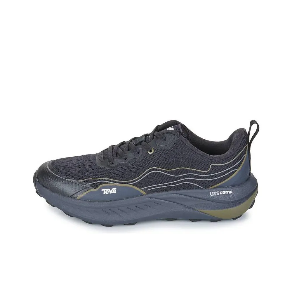 Teva Anti Slip Wear Resistant Low Top Running Shoes Men's Black