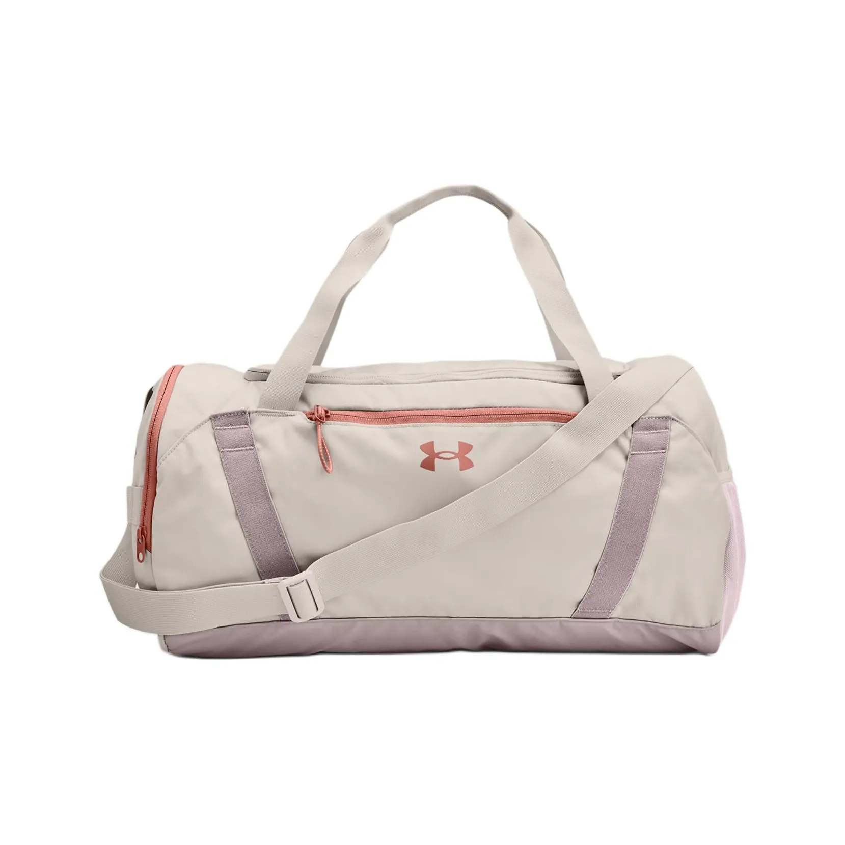 Under Armour Polyester Travel Bag Regular Women's Gray & Pink