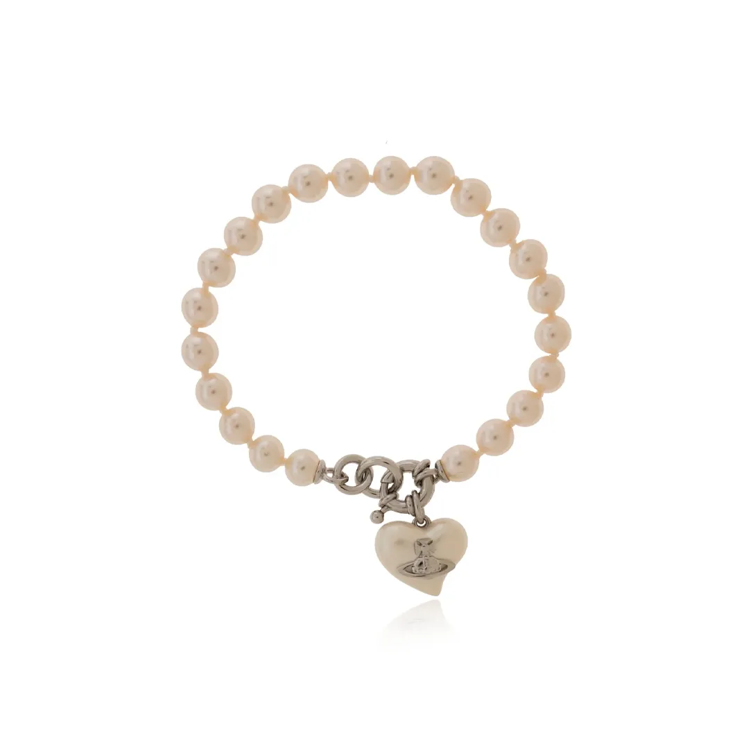 Vivienne Westwood Brass, Pearl Bracelets Kids' Gold