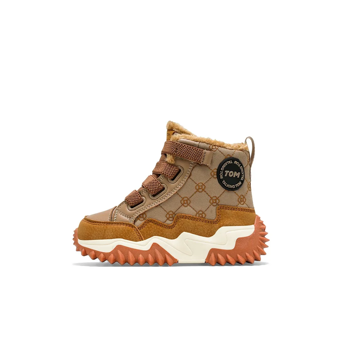 TALKING TOM Slip-resistant Anti KICK Abrasion-resistant Thermal High Top Детские ботинки для малышей