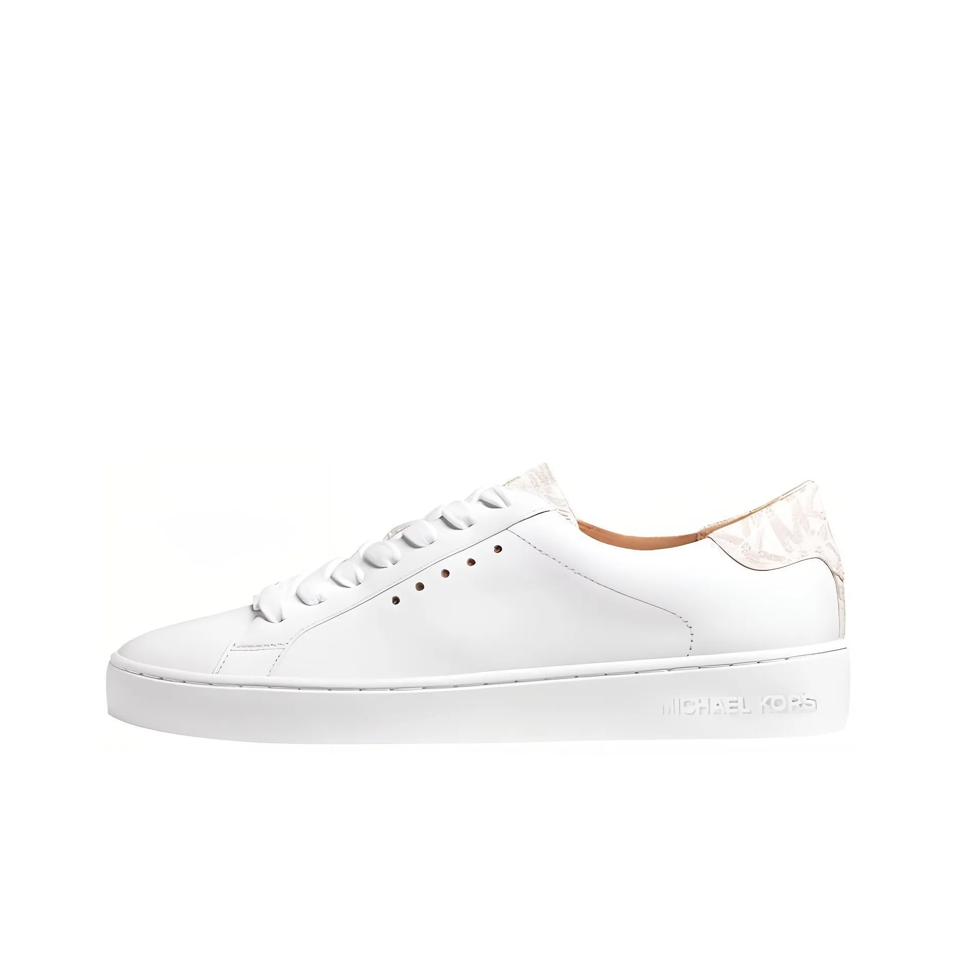 MICHAEL KORS Irving Low Top Stylish Skateboarding Shoes Women's White