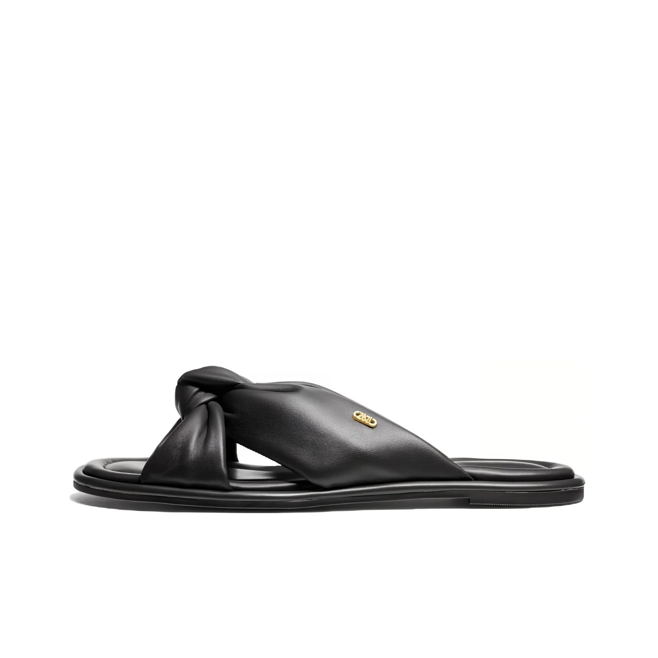MICHAEL KORS Slip Resistant Slide Slippers Women's Black