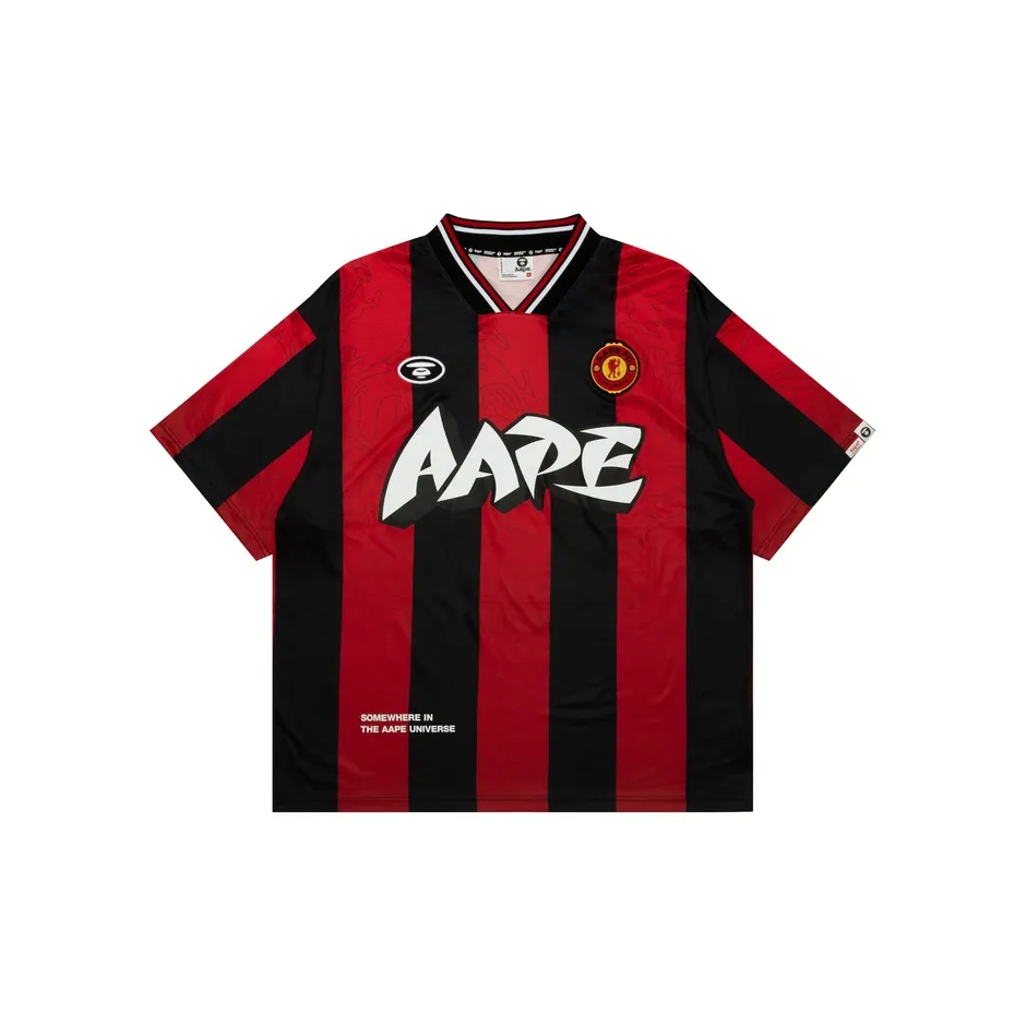 Aape FW24 T Shirt Men's Red Black