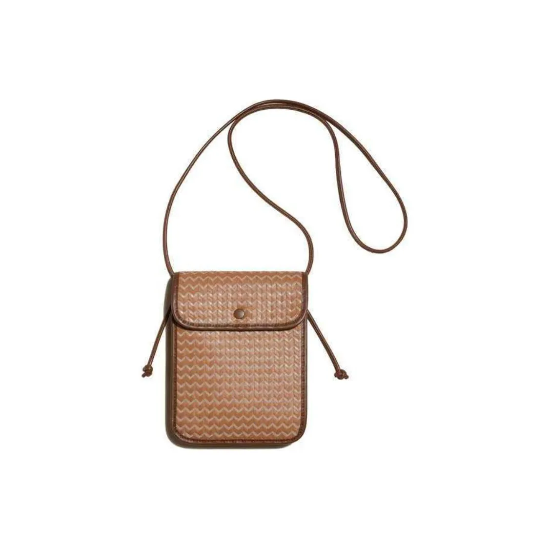 Hereu Lambskin Shoulder Bag, Crossbody Bag Women's Clay & Taupe