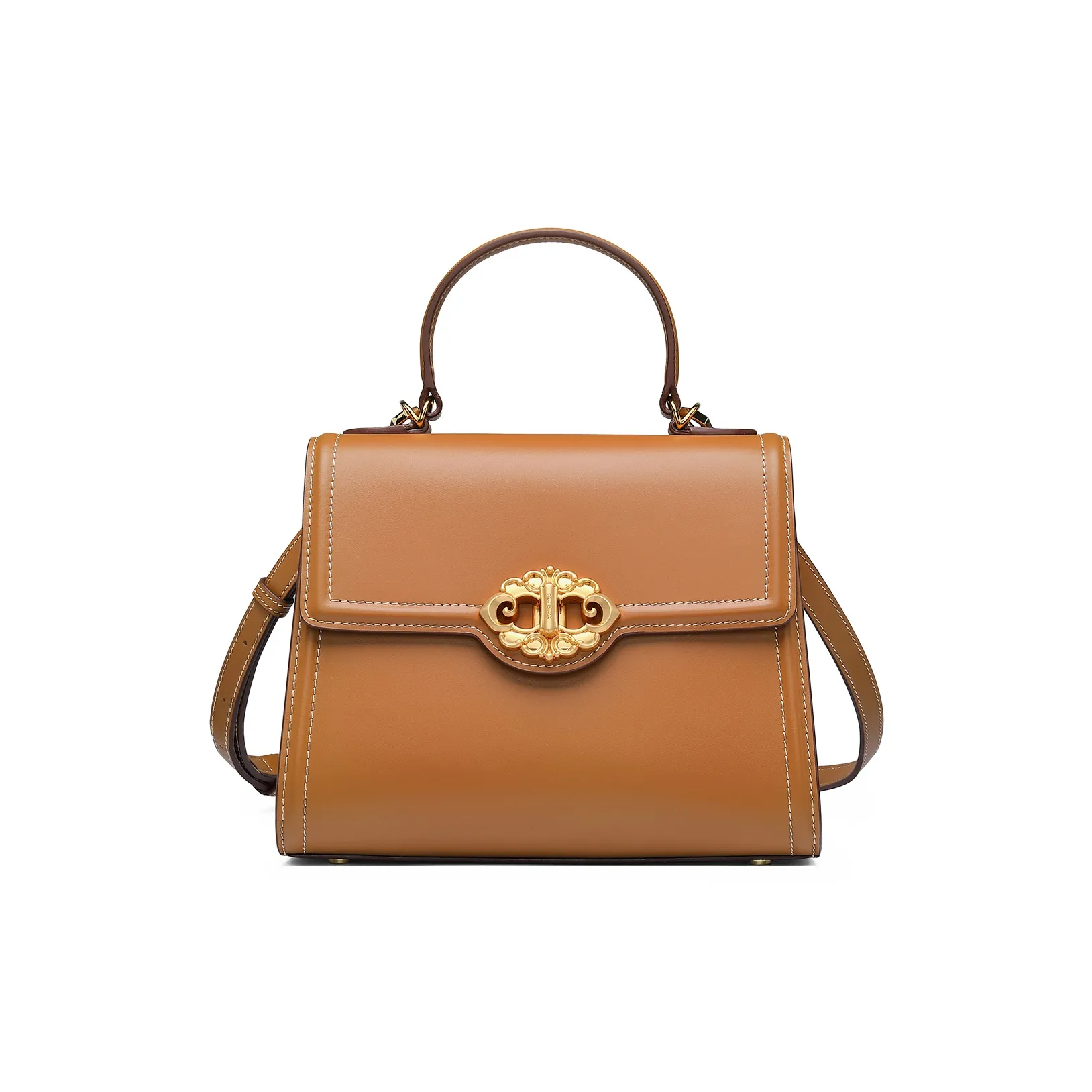 PIERRE CARDIN Коровья кожа Сумка через плечо Стандартная Женская Зеленая Коричневая