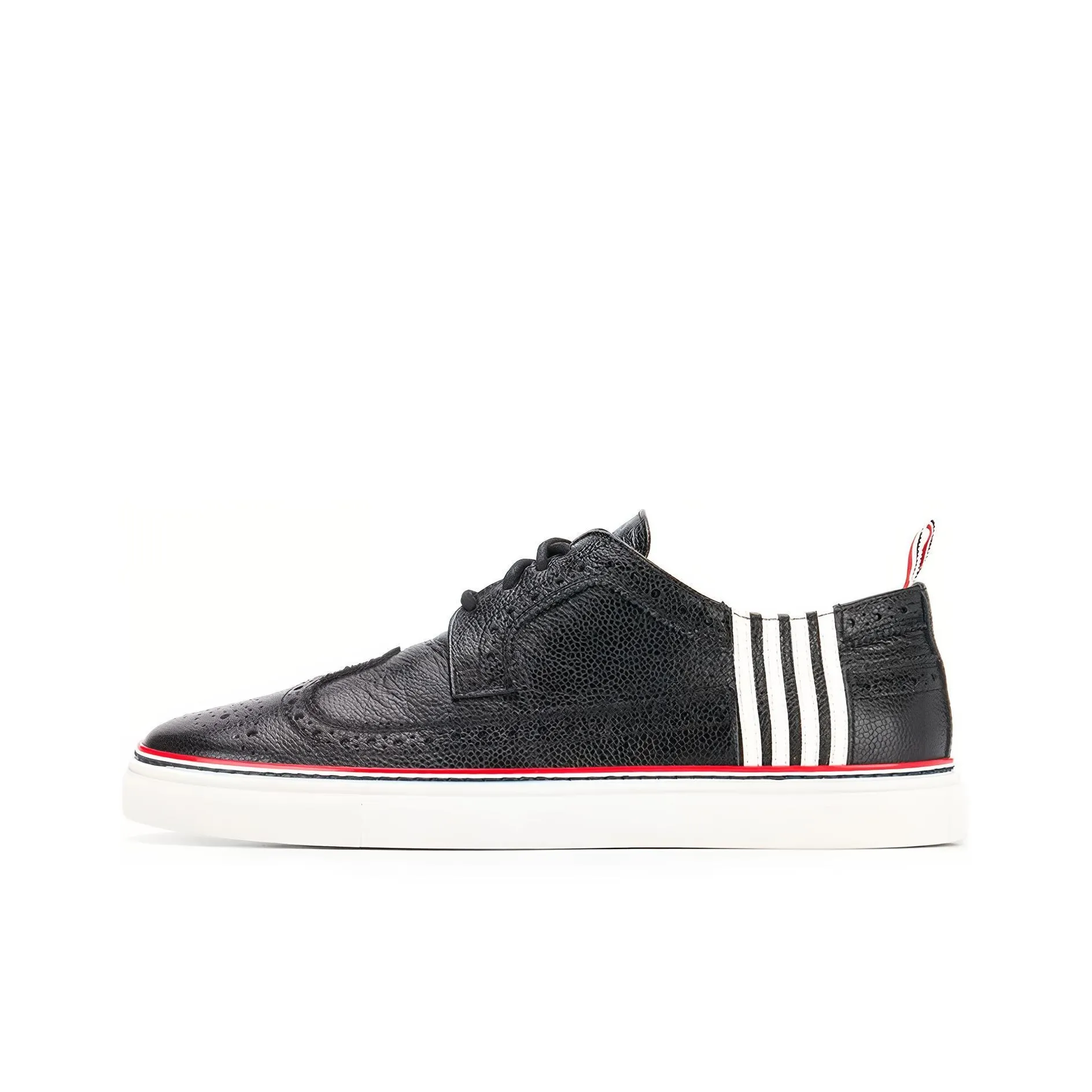 THOM BROWNE· Low Top Stylish Skateboarding Shoes Men's Black