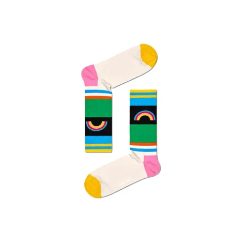 Happy Socks Полосы Радужный Унисекс MID Носки до икры