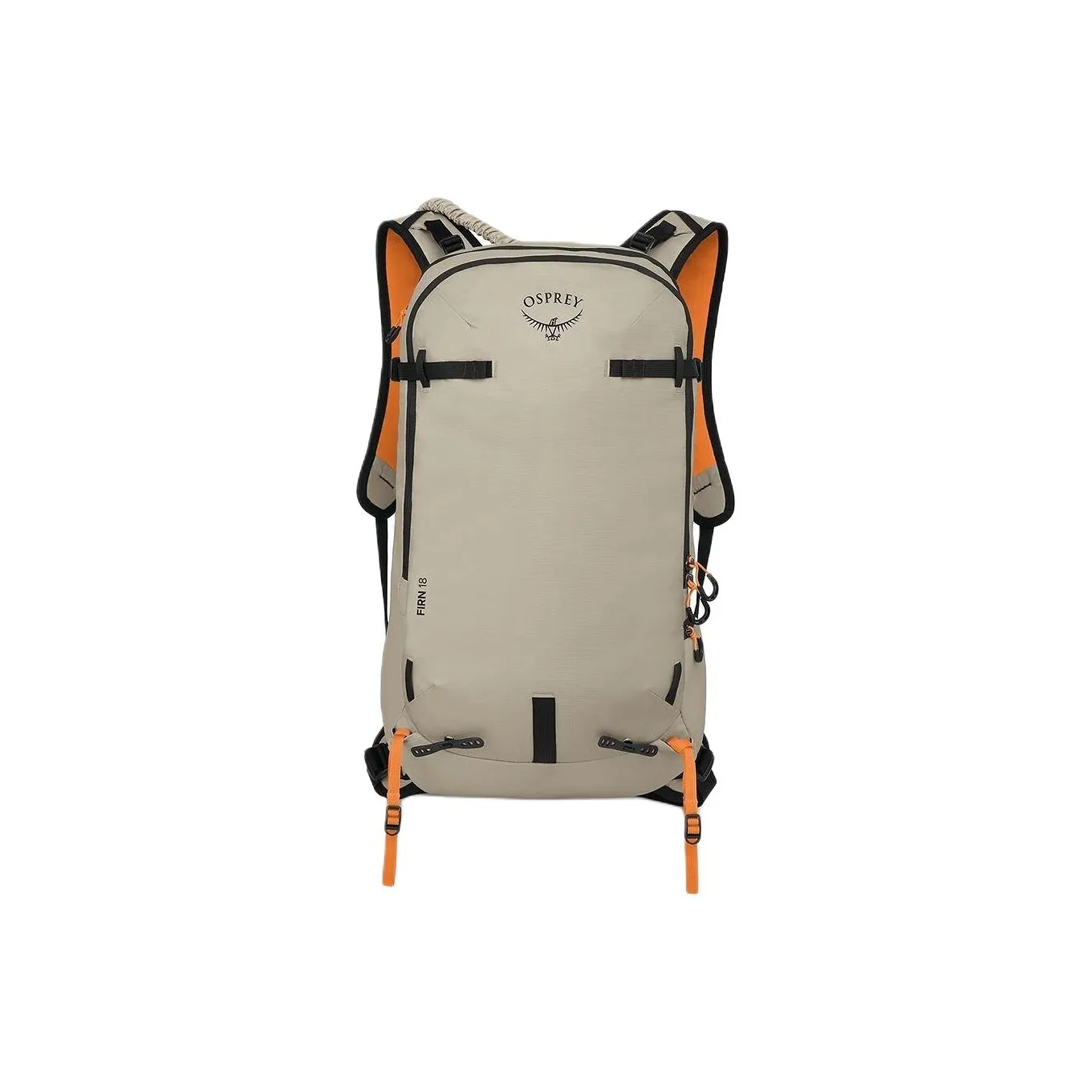 OSPREY Fabric Outdoor Mountaineering Bag Backpack Unisex Sand Gray & Dragonfruit Orange