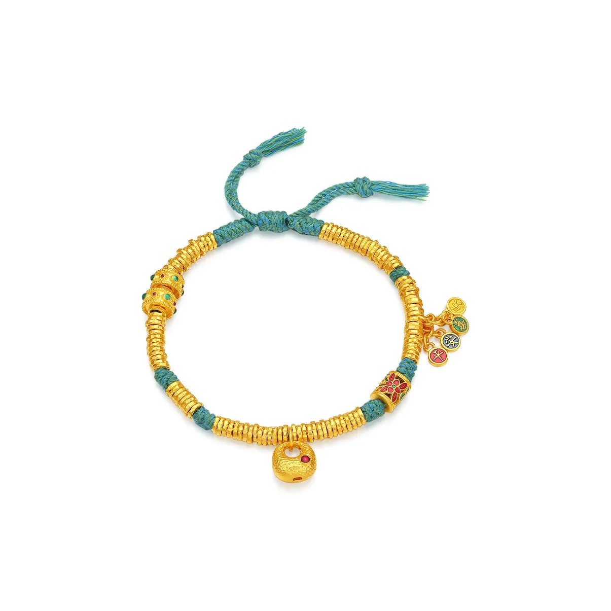 Diamond International Gold Bracelet Women's