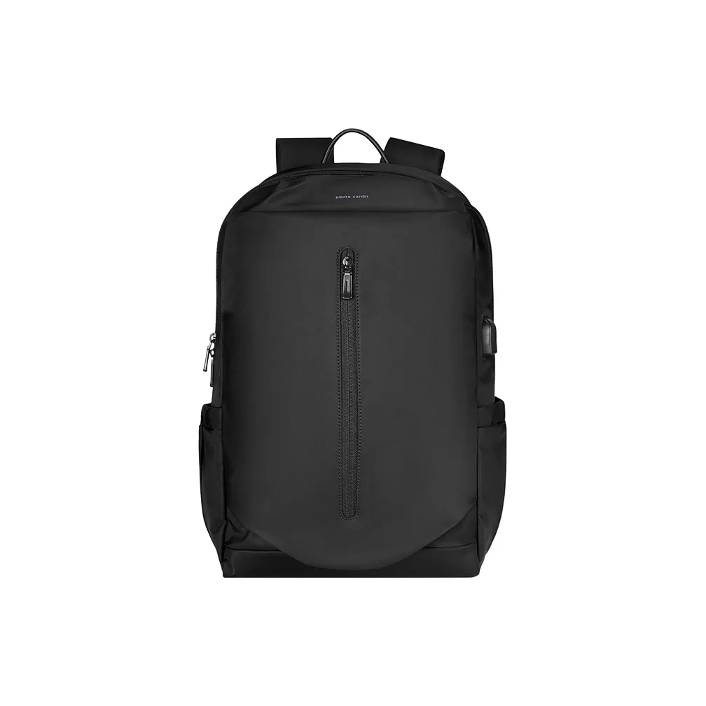 PIERRE CARDIN Ткань Ноутбук Рюкзак Обычный Мужской Черный