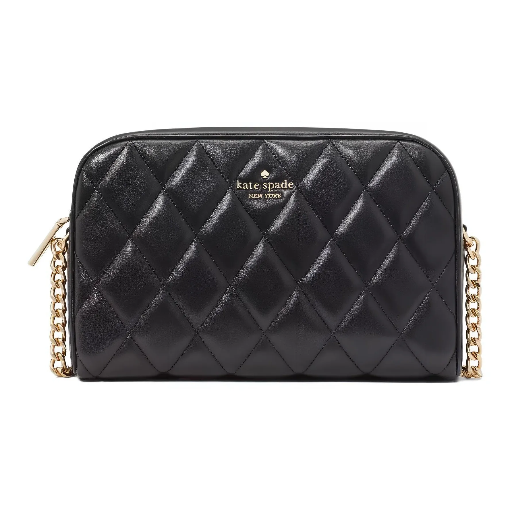 Kate Spade Quilting Leather Shoulder Bag Crossbody Bag Mini Women's Black