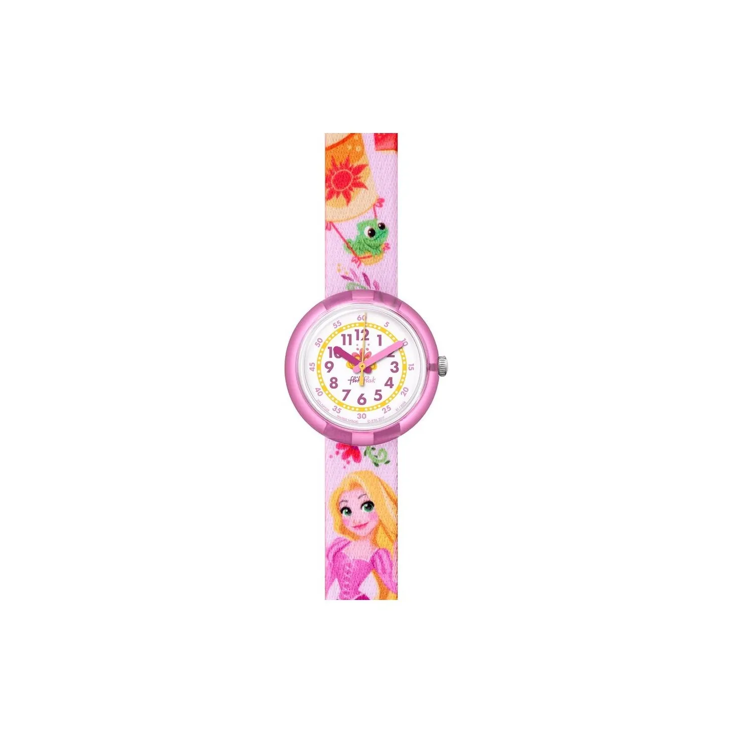 Swatch Quartz Механизм Женские часы 31,85 мм Белый циферблат Смольный корпус Тканевый ремешок