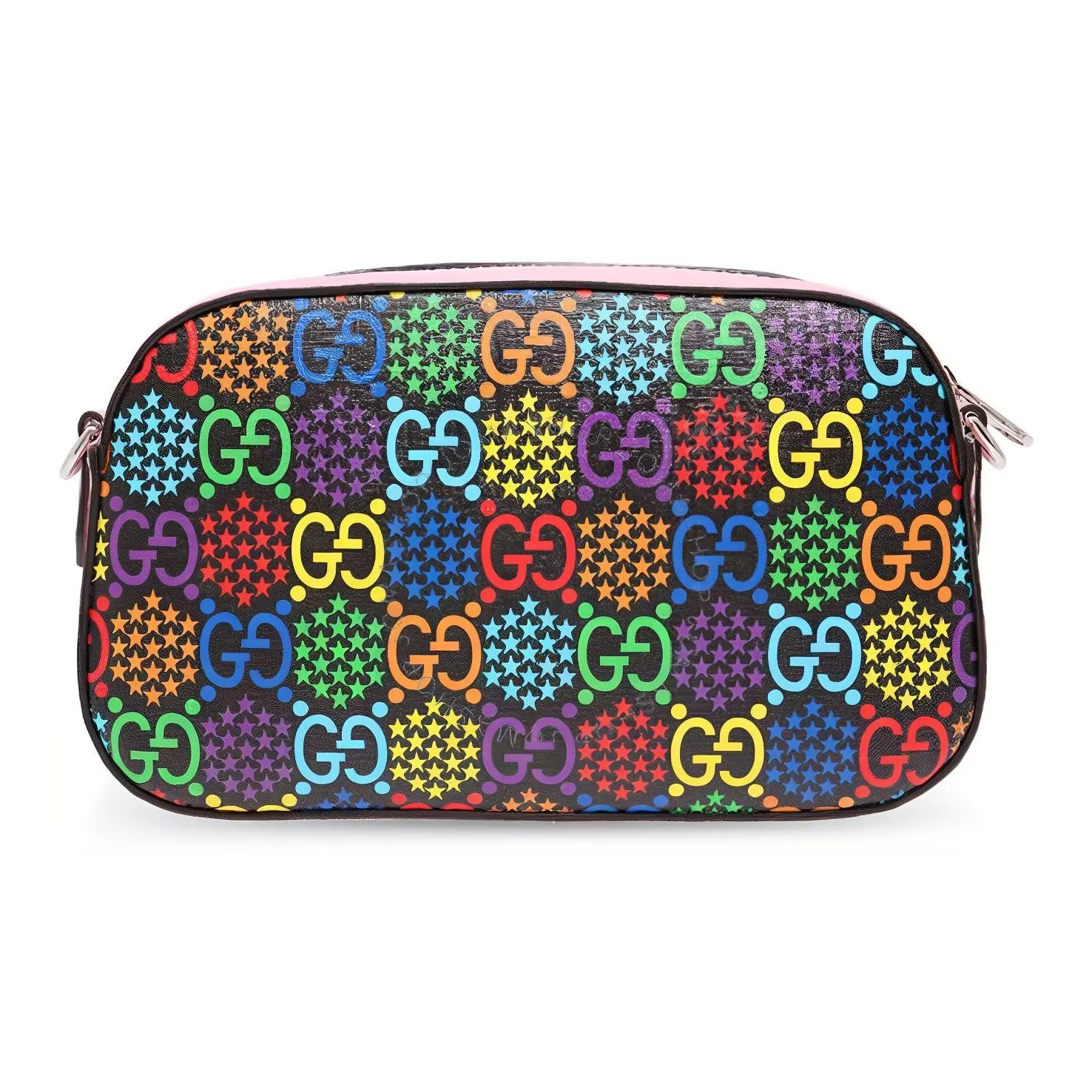 GUCCI Leather Camera Bag, Shoulder Bag, Crossbody Bag Trumpets Women's