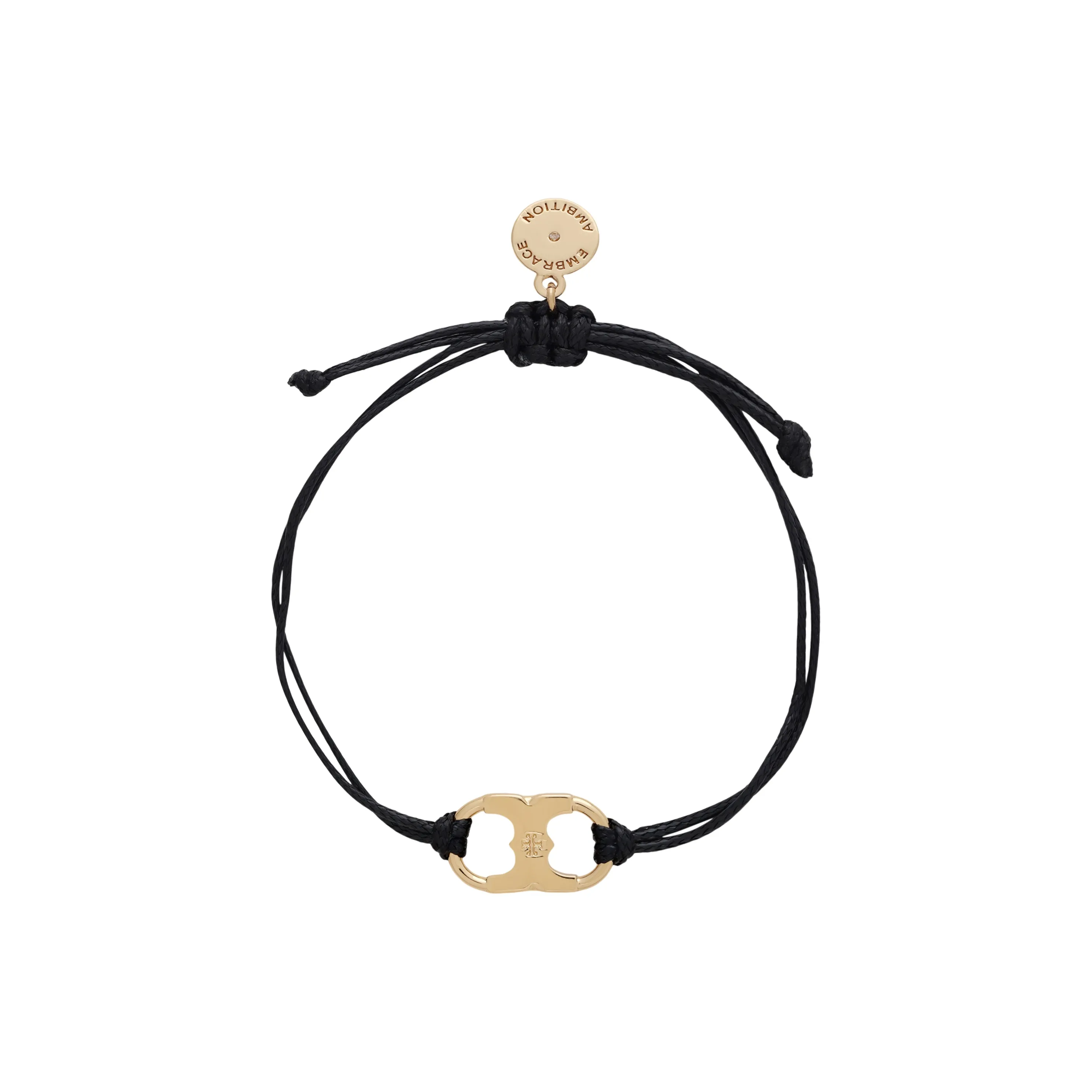TORY BURCH Alloy Hand Rope Women's Black/Gold