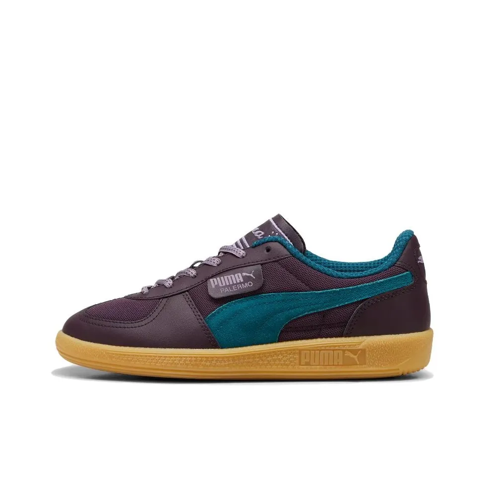 PUMA Palermo Series Low Top Skateboard Shoes Women's Dark Purple