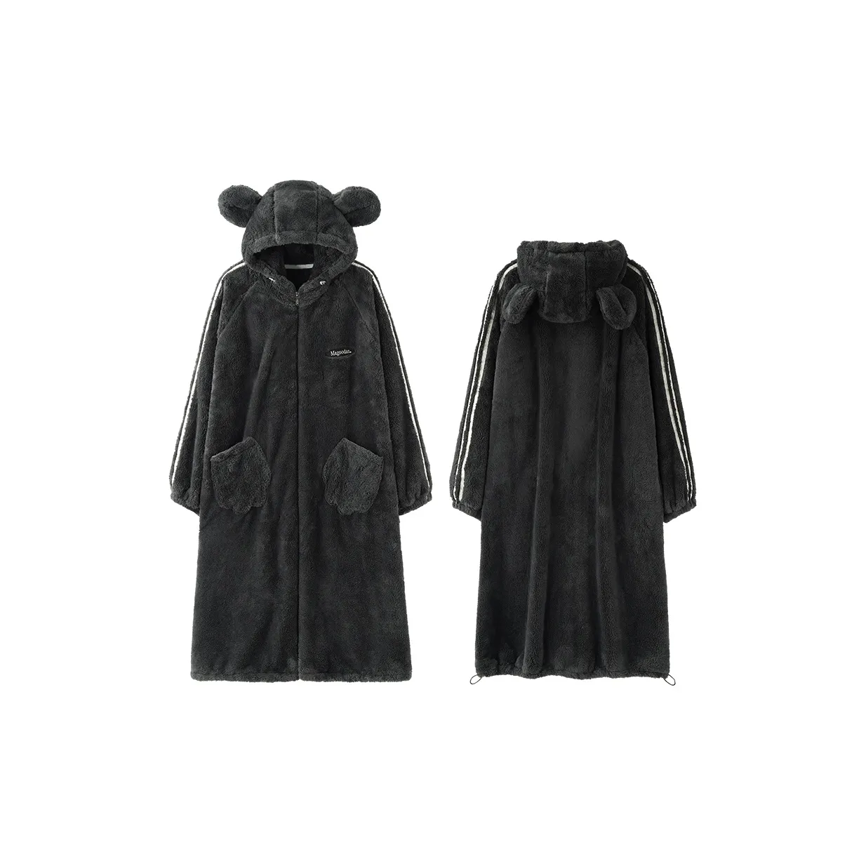 MIOJUER Банные халаты Мужской Темно-серый