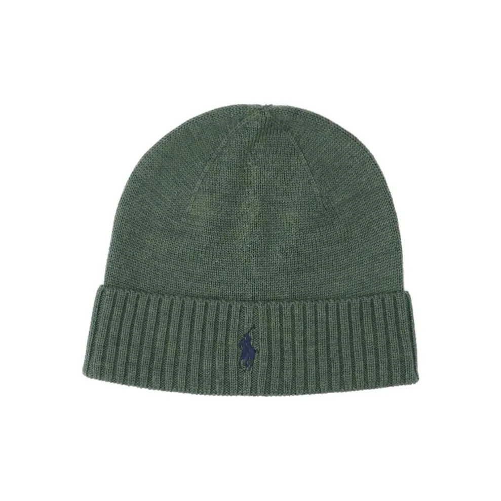 Polo Ralph Lauren Pony Embroidered Turn Up Hem Beanie