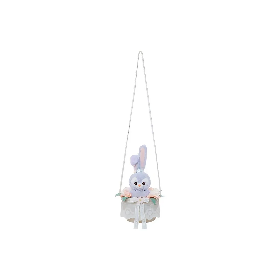 Disney Polyester Shoulder Bag Crossbody Bag Regular Women's Purple & White