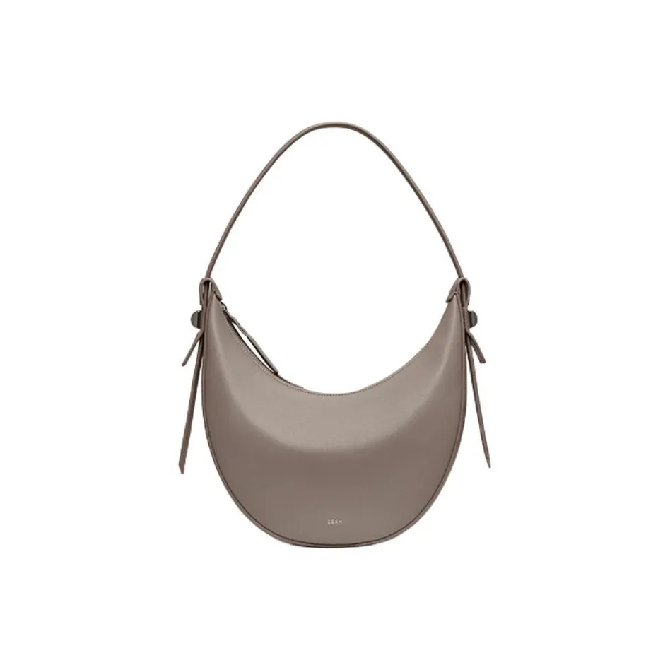 ZESH Rachel Collection Луна Формированная Сумка Улучшенная Сумка Сумка через плечо Средняя Женская Слоновая серый Экрю черный