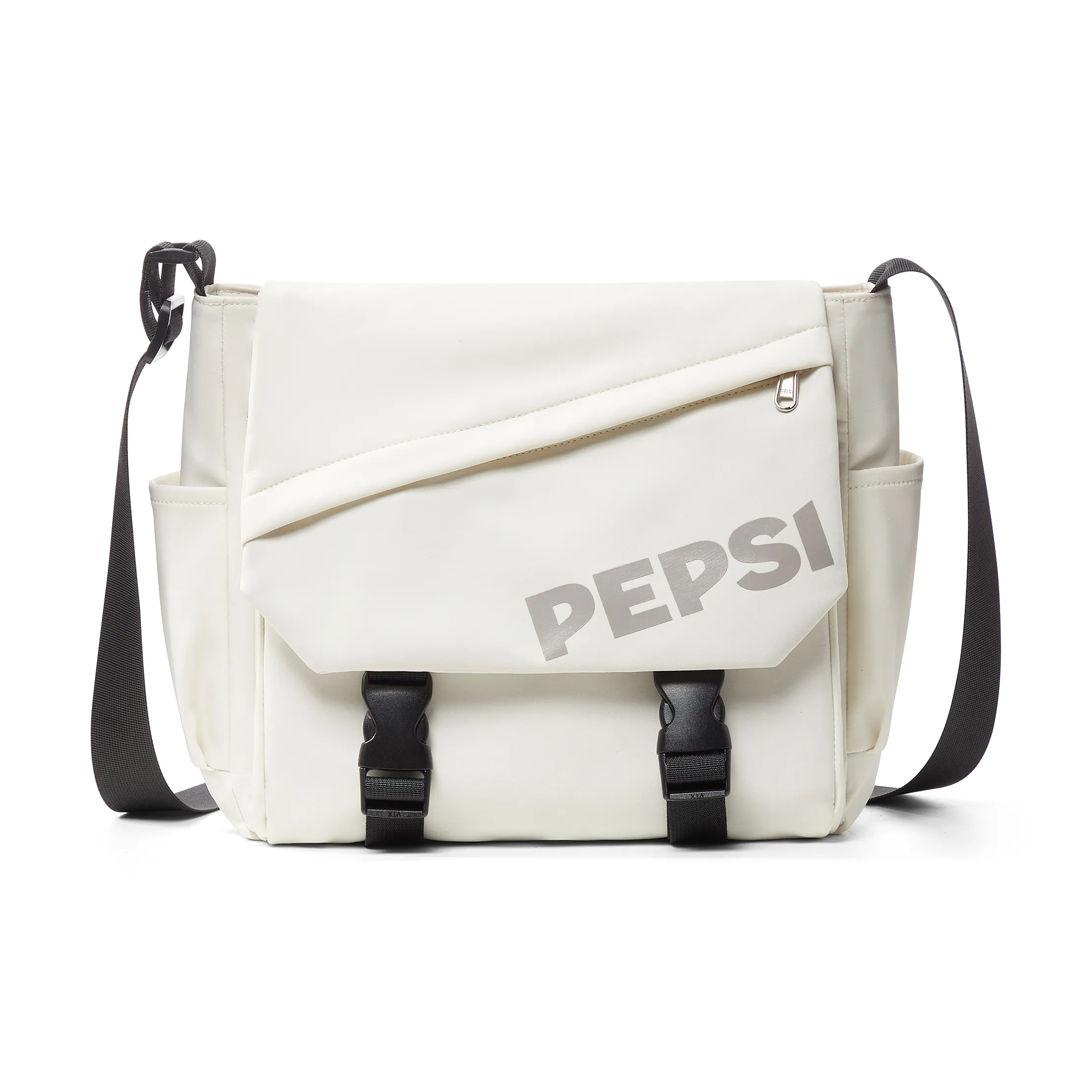 Pepsi Ткань Рюкзак Сумка через плечо Обычный Унисекс Черный Белый