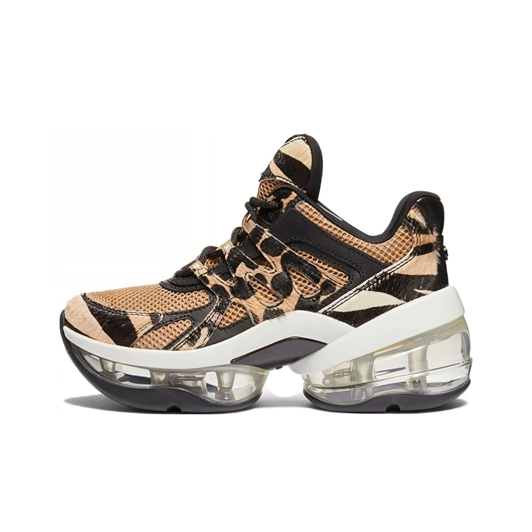 MICHAEL KORS Дышащий Низкий Топ Кэжуал Женский Черный Желтый