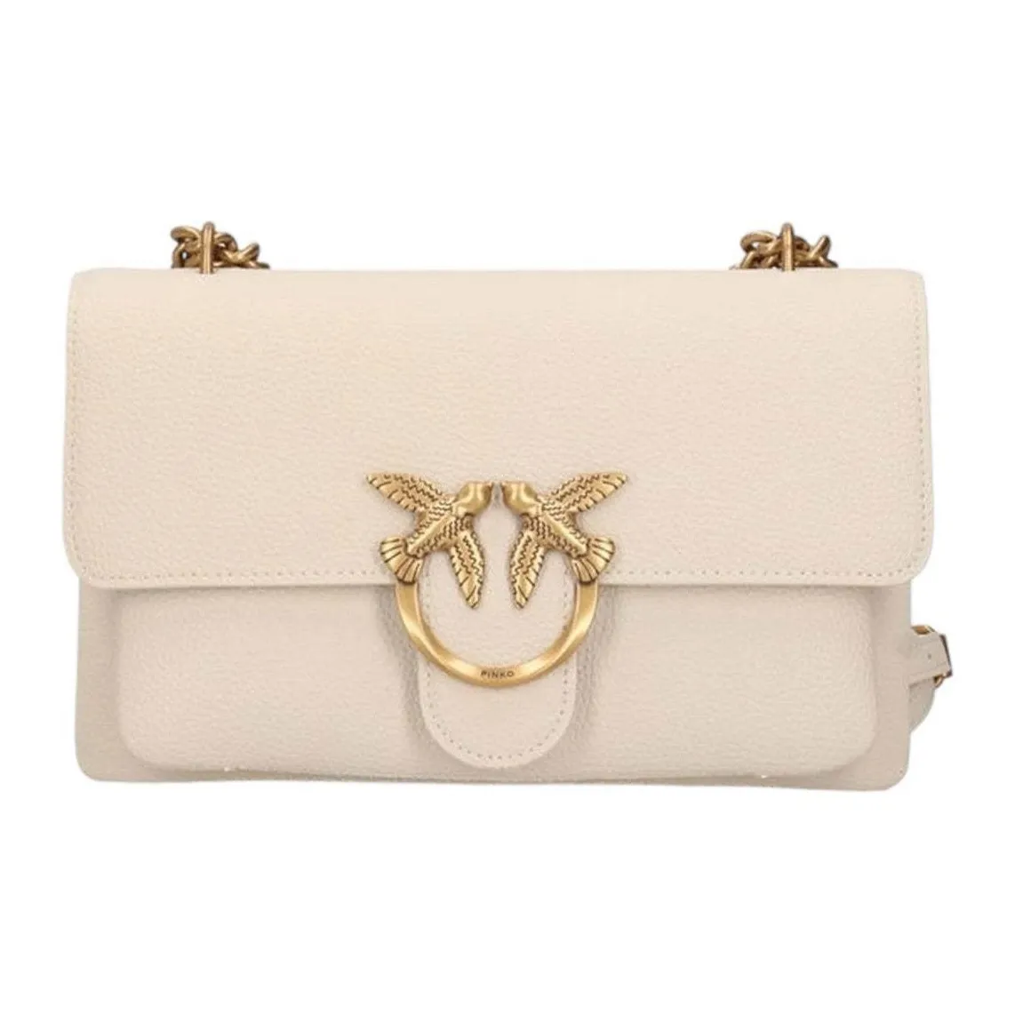 PINKO Кожа Сумка через плечо Мини Женская Белая