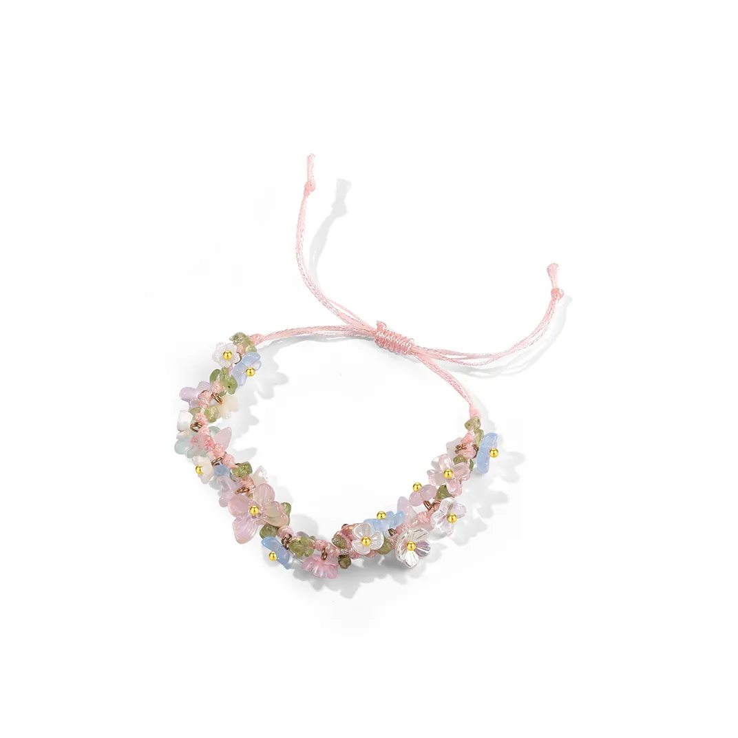 AWD Естественный Цветной Глазурный Браслет Шнурки Женские