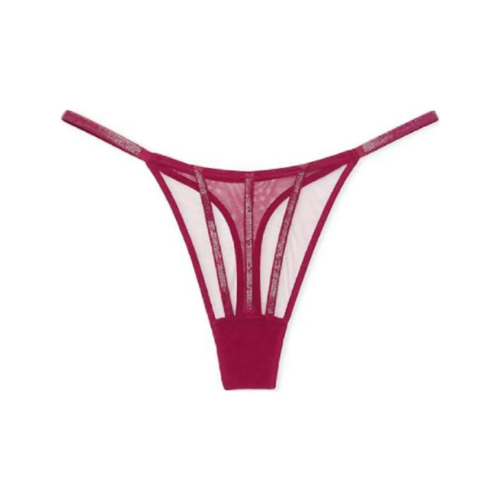 Victoria's Secret Victoria's Secret Fashion Show Series 24 Big Show Коллекция VERY Сексуальный Стринг Женские Бургунди