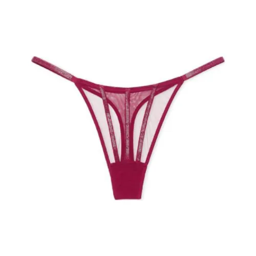 Victoria's Secret Victoria's Secret Fashion Show Series 1 шт Бургундские Женские Трусы